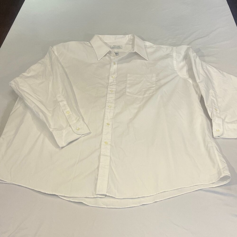 Arrow Bradstreet Mens Dress Shirt White BIG & TALL 19-34